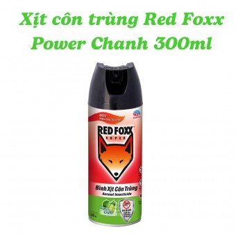Xịt côn trùng Red Foxx Power Hương chanh 300ml